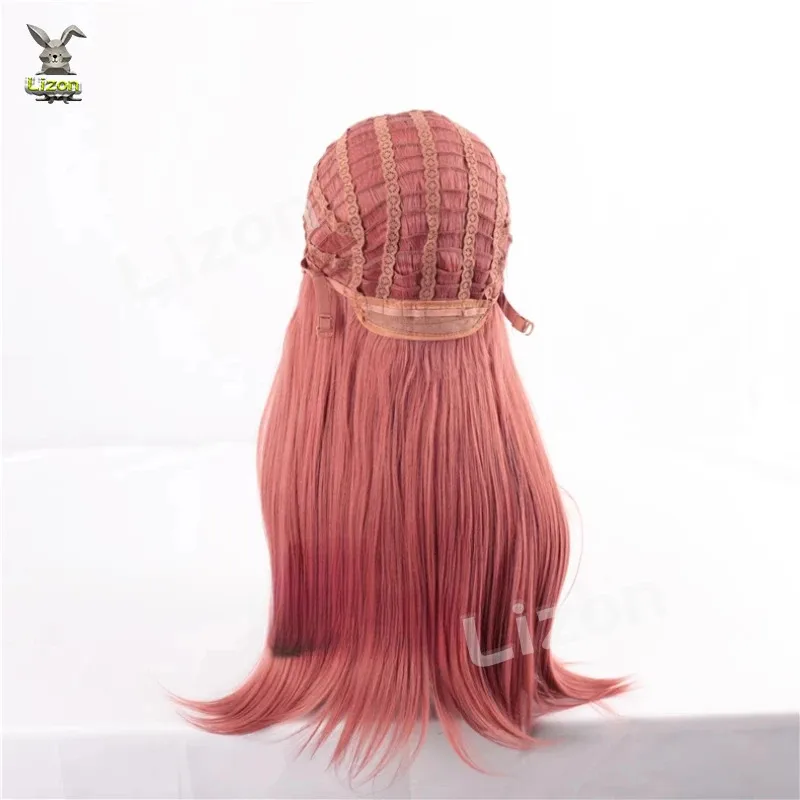 CyHigh جودة Gotoubun المثالية Quintuplets ناكانو ميكو شعر مستعار تأثيري 50 سنتيمتر الوردي الداكن مقاومة للحرارة تأثيري أنيمي الباروكات