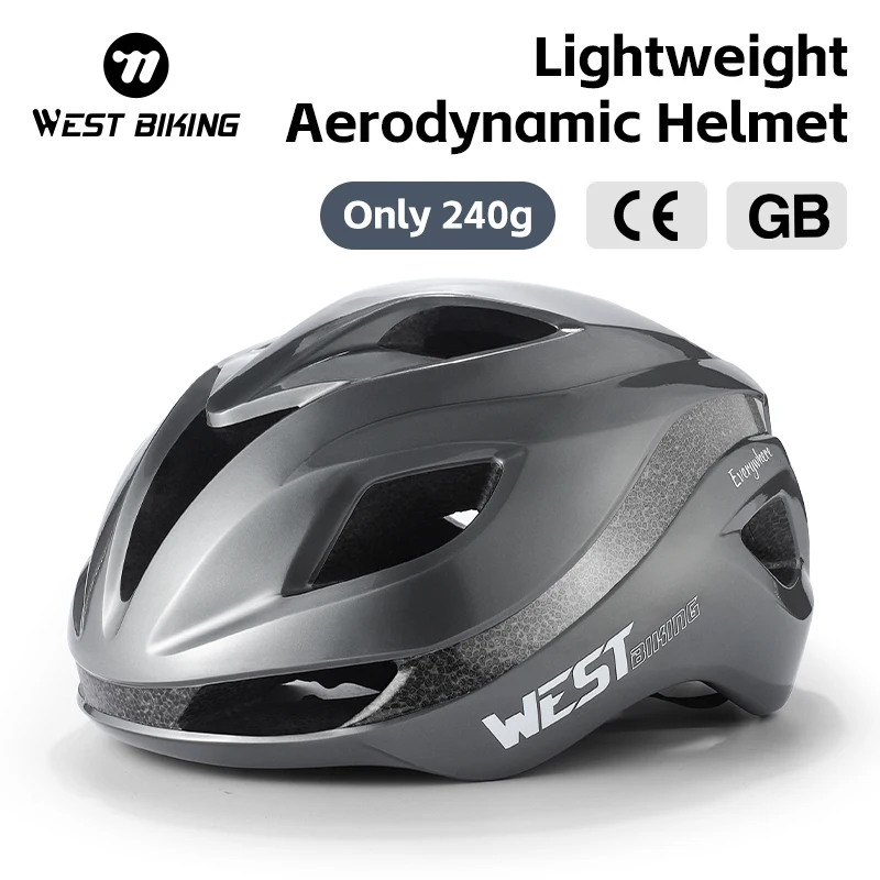 

WEST BIKING Aerodynamic Bicycle Helmet M/L Ultralight Integrated Molding Men Women Cycling Helmet Pneumatic Bike Safety Cap