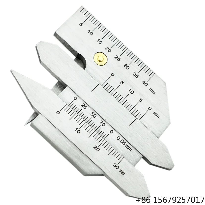 DEM WG034 High Quality Stainless Steel Weld Seam Gage Naka Type (HJC-45B) Inspection Welding Gauge