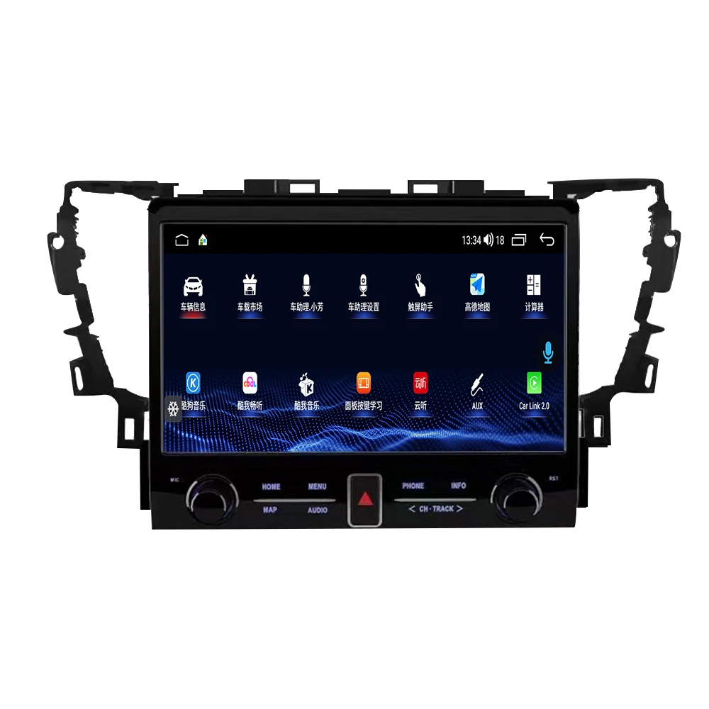 Android 13 Touch Screen Carplay Radio Player GPS Navi Upgrade For Toyota Alphard 30 To 35 Series 2015-2019 Auto Stereo Head Unit