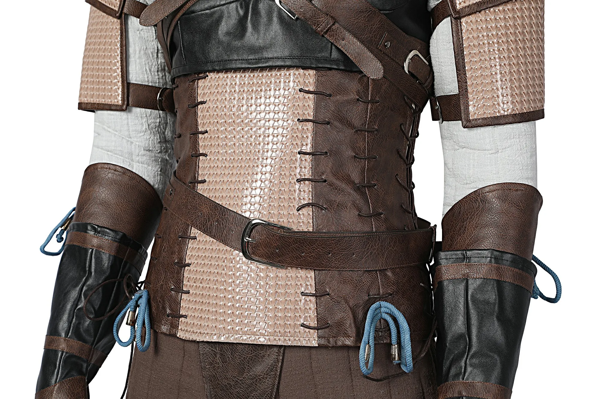 Geralt of Rivia Cosplay Costume Adult Man Leather Jacket Halloween Carnival Party Outfits