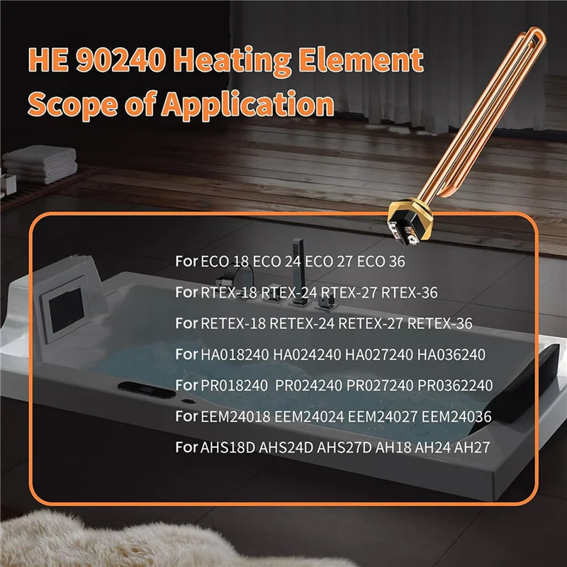 

ABFI 3X 9000 Вт 240 В HE90240 Нагревательные элементы для электрического водонагревателя для Eco 18 24 27 36 для электрического безрезервуарного водонагревателя