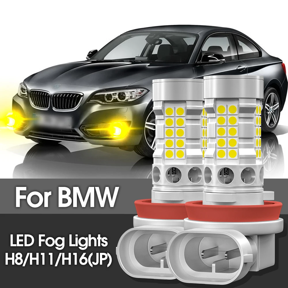 2x LED Fog Light Lamp H8 Canbus For BMW F20 F21 F45 F23 F22 F87 F46 F30 F80 E93 E92 F34 F31 F33 F83 F32 F82 F36 F10 F01 F02 F03