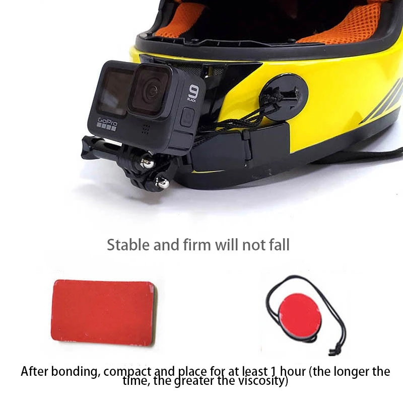 DT42-TUYU Motorcycle Helmet Chin Mount Holder Kit For Gopro Hero 9 8 7 6 Action Camera Accessories