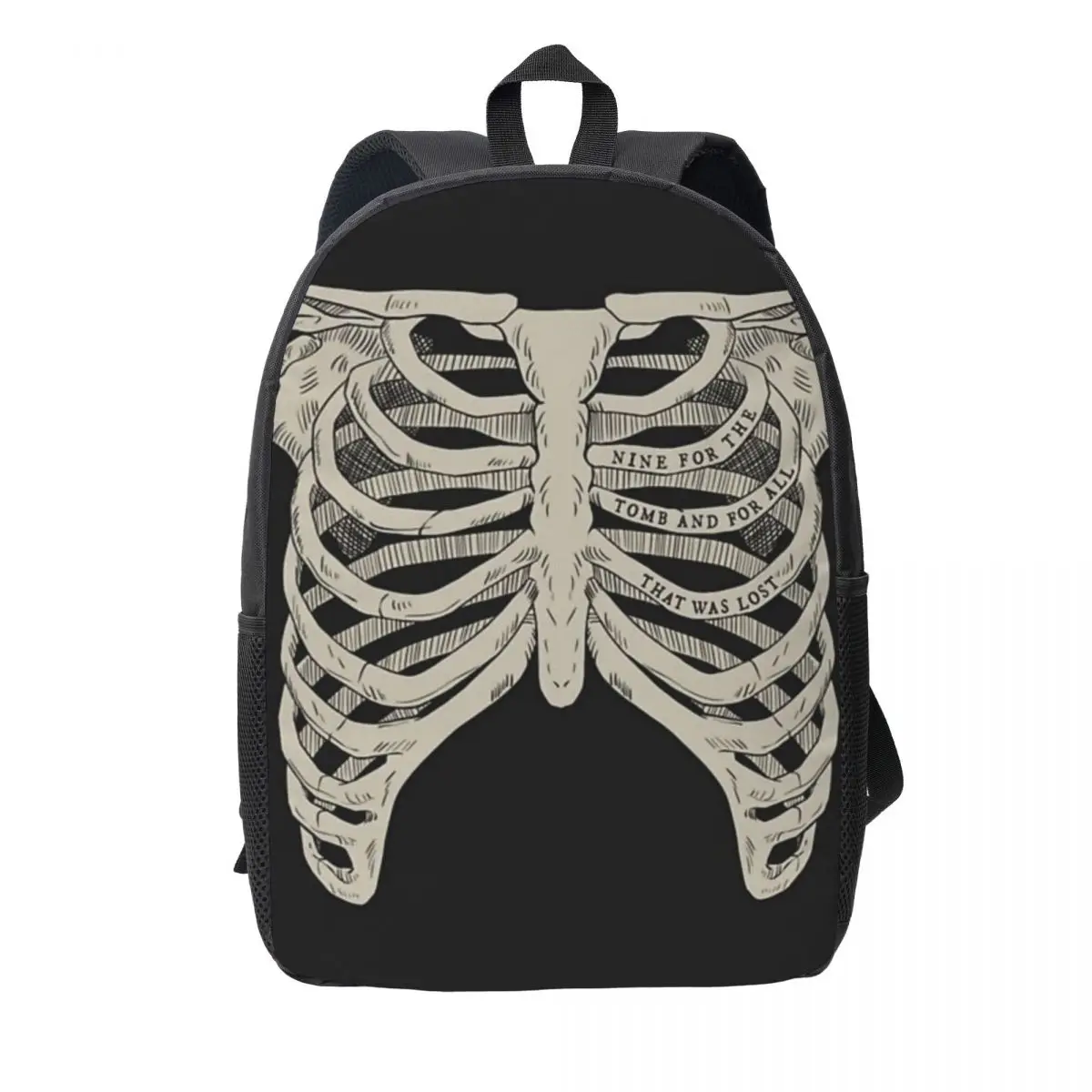 

The Locked Tomb - Ribcage Backpacks Teenager Bookbag Casual Students School Bags Travel Rucksack Shoulder Bag Large Capacity