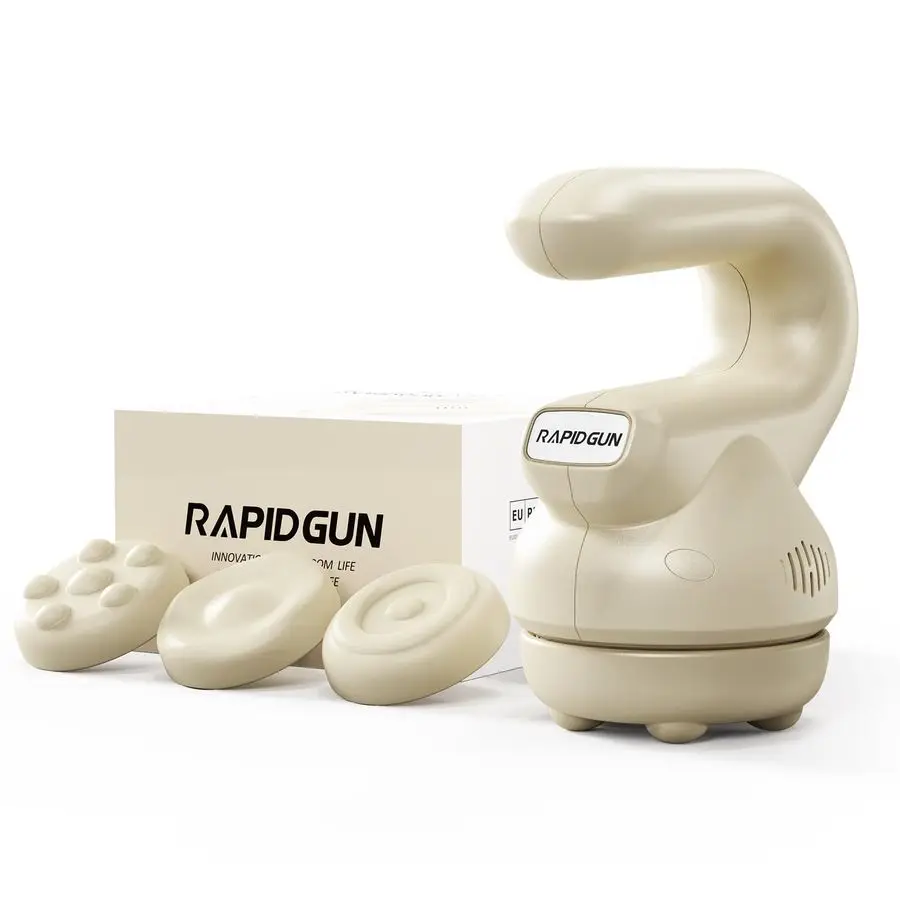 

Handheld Mini Therapy Massager 3D Rotating ampVibrating Deep Tissue Back Massager, Adjustable MultiSpeed Trigger Point Massage T