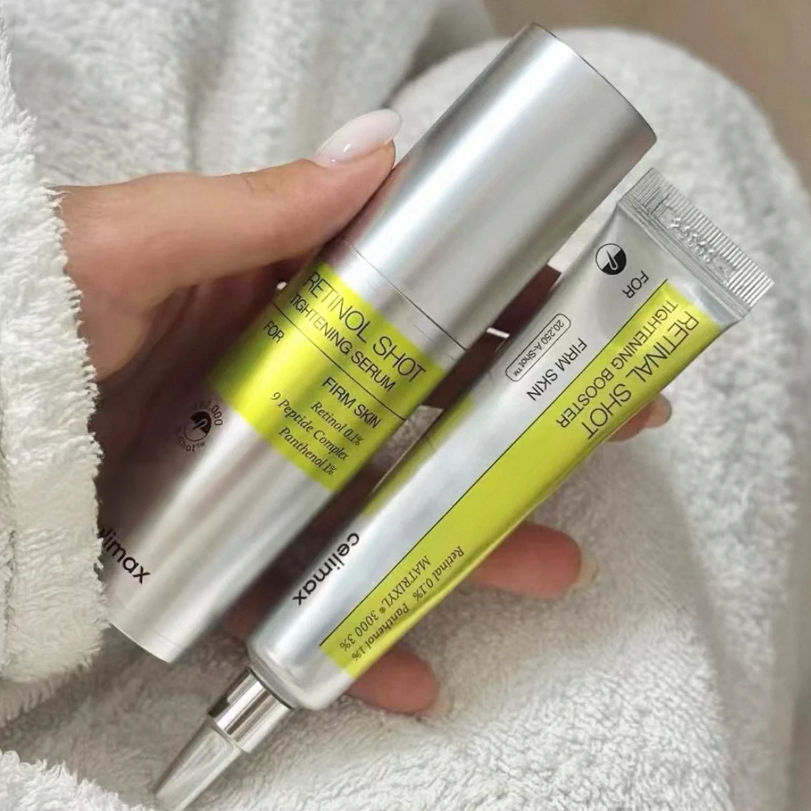 Korean Original Soothing Brighten Face Care Celimax Retinol Shot Tightening Booster Set Retinal Firming Eye Cream Serum Enhancer