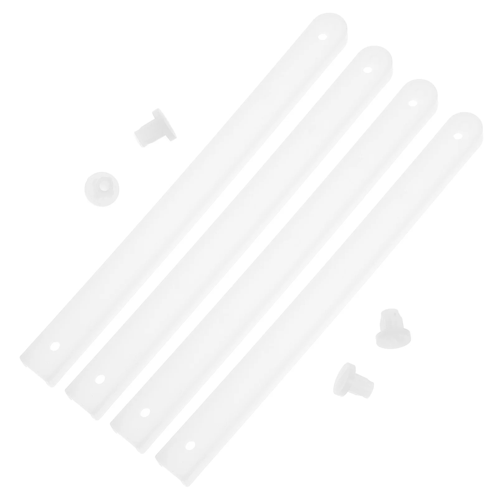 

2 Sets Dresser Drawer Tracks Slides Sliders Hardware Cabinet Handles White Travel