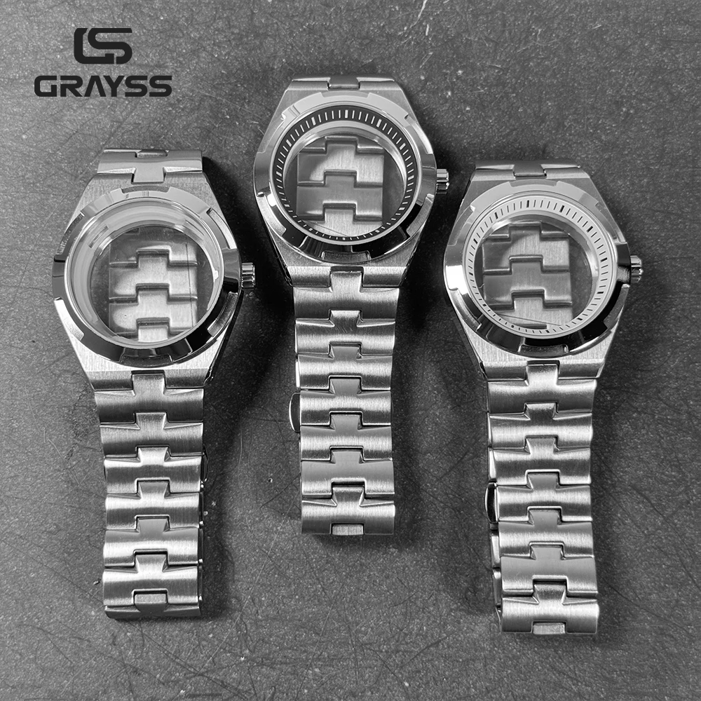 صالح في الخارج سلسلة ساعة حافظة 41 مللي متر NH34 NH35 NH36 NH70 NH72 حركة أنيقة ساعة رجالي جزء وزارة الدفاع للقرص 28.5 مللي متر