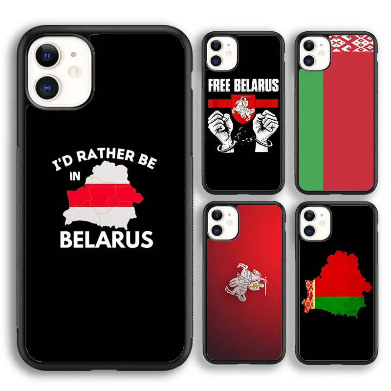 Belarus Flag Coat of Arms soft Phone Case Cover For iPhone 16 15 14 plus XS XR 11 12 mini 13 pro max coque Fundas