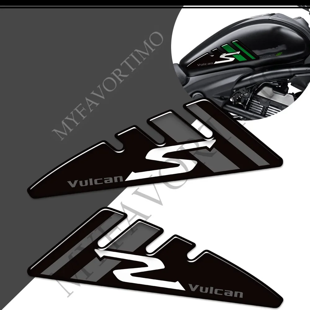 For Kawasaki VULCAN S VULCAN-S 650 VN650 Tank Pad 2018 2019 2020 2021 Motorcycle Stickers Decal Fuel Oil Kit Knee Protector