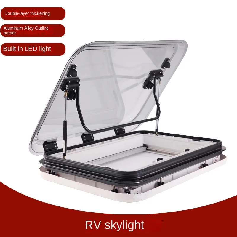 

Sunroof retrofit accessories Double layer thickened roof ventilation window with sun visor and mosquito net