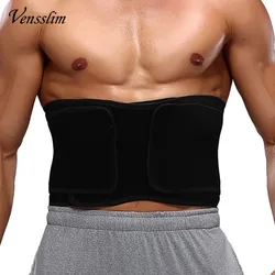 Men Waist Trainer Weight Loss Slimming Body Shaper Belt Workout Fat Burning Corset Sauna Sweat Wrap Fitness Belly Trimmer Strap