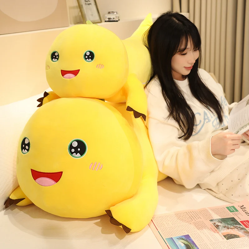 90/110/130cm Kawaii Milk Dragon Doll Plush Toy Pillow Nailong Stuffed Doll Cartoon Anime Accompany Sleep Toy Kid Birthday Gift