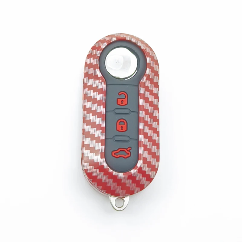 Xinyuexin Remote Car Key Case with Pad for FIAT 500 Bravo Croma Doblo Ducato Fiorino Linea Panda Grande Punto Keychain Accessory