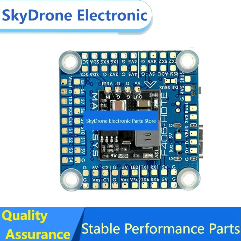 SkyDElMATEK F405-HDTE FLIGHT CONTROLLER / INAV /Betaflight Blackbox /OSD /Barometer BEC 9V 12V For HD VTX CADDX RC