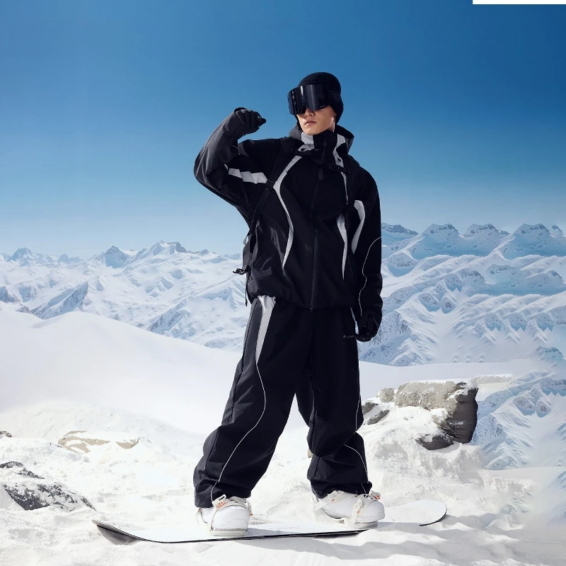 2026 New Arrival Men Women Ski Suit Set Windproof Waterproof Warm Snow Outfit for Extreme Cold Snowboarding Skiing Sports Jacket