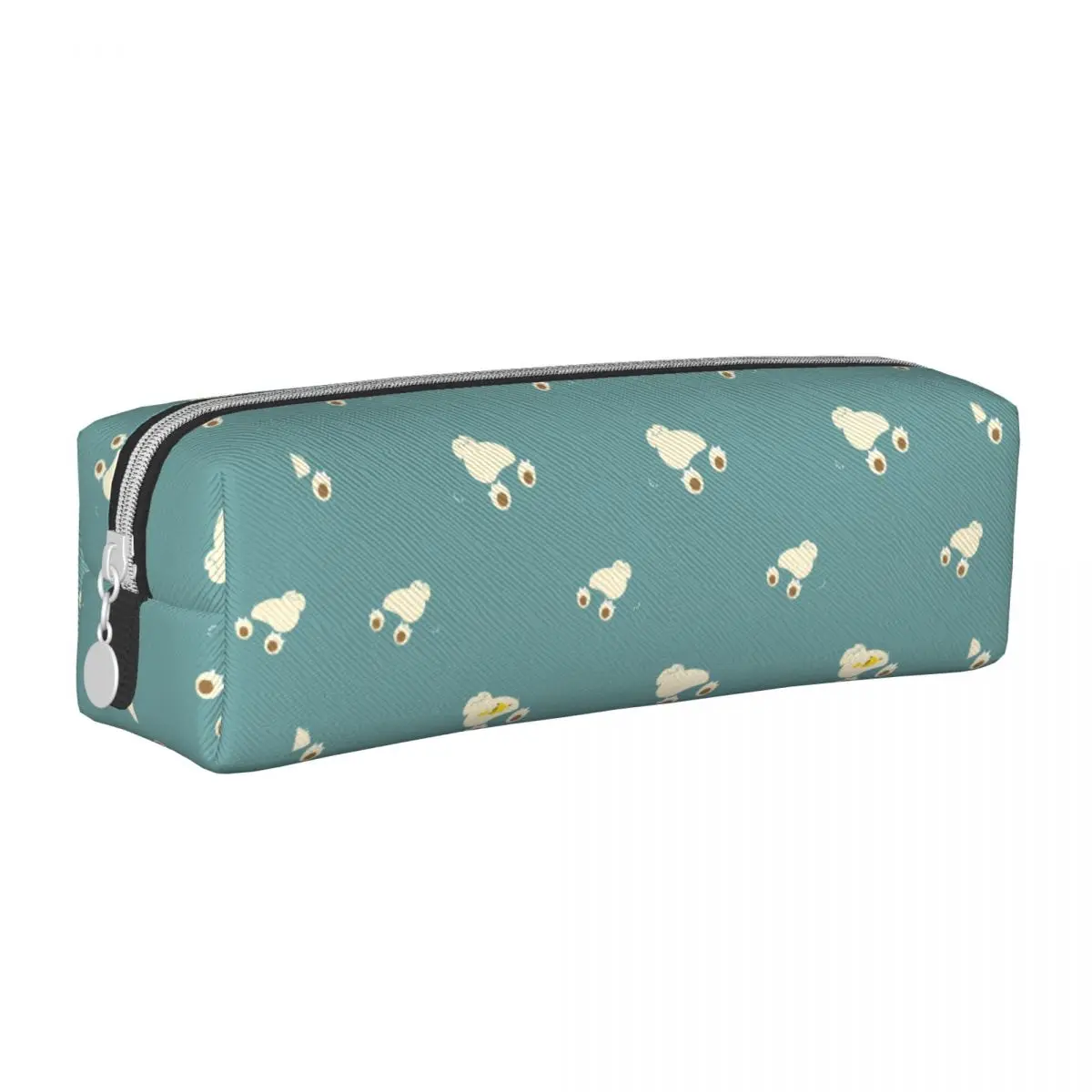 Pokémon Snorlax Pattern Pencil Case, Cute Pen Holder Bags para Estudante, Grande Capacidade, Office Zipper Pencilcases