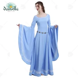 DAIZBELLA Medieval Costume Renaissance Costume Handmade Historical Retro Dress Gown for Role Play Party LARP Halloween