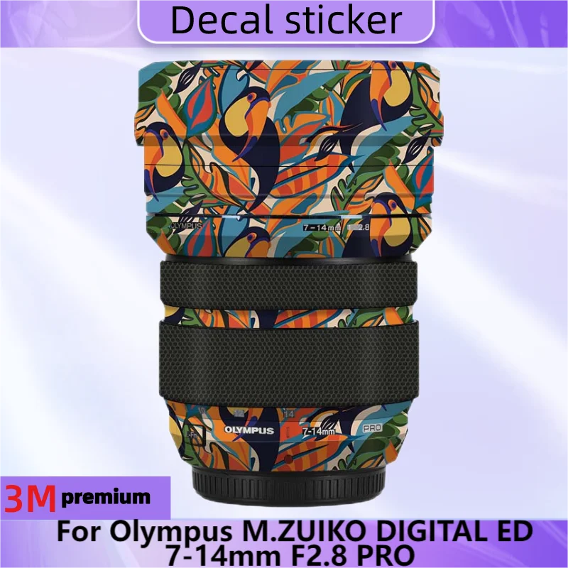 

Для Olympus M.ZUIKO DIGITAL ED 7-14 мм F2.8 PRO наклейка на рассеиватель Защитная Наклейка виниловая пленка защита от царапин