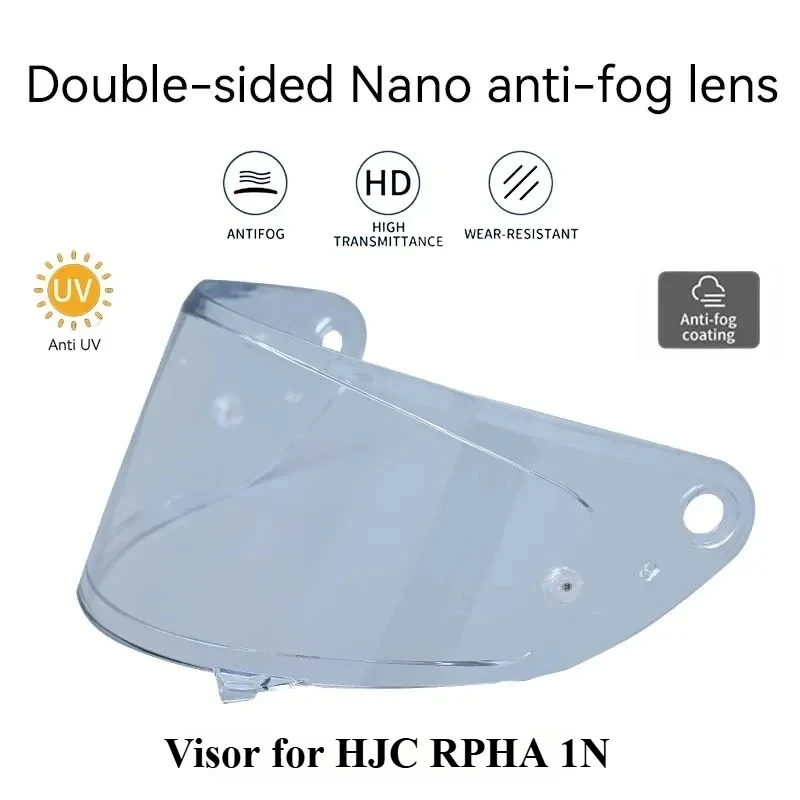 

Helmet Visor for HJC RPHA 1N Motorcycle Double-sided Nano Anti-fog Lens Shield Motorbike Winter lenses Accessorie Glasses