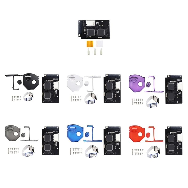 

Replacement GDEMU Optical Drive Simulation Board V5.15b Drive Board and Card Mount Kit Extender Adapter