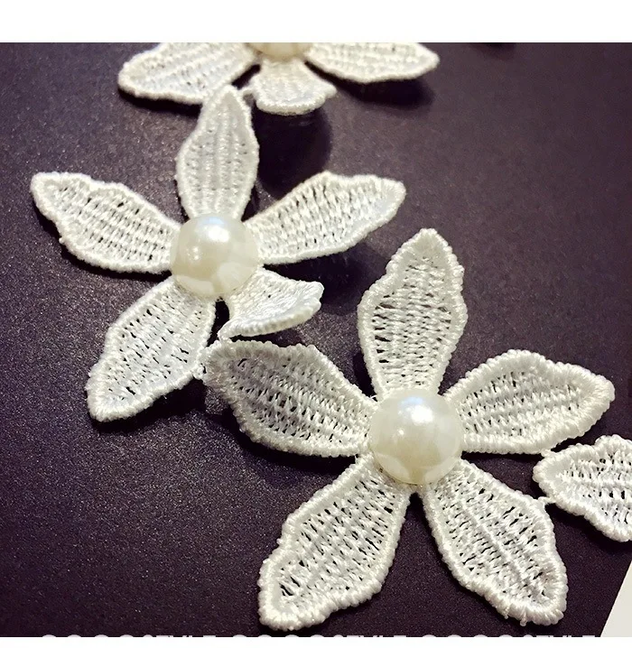 white Choker Collar Necklaces Women Fashion Flower Necklaces&Pendants Lace Collier Bijoux Boho Jewelry
