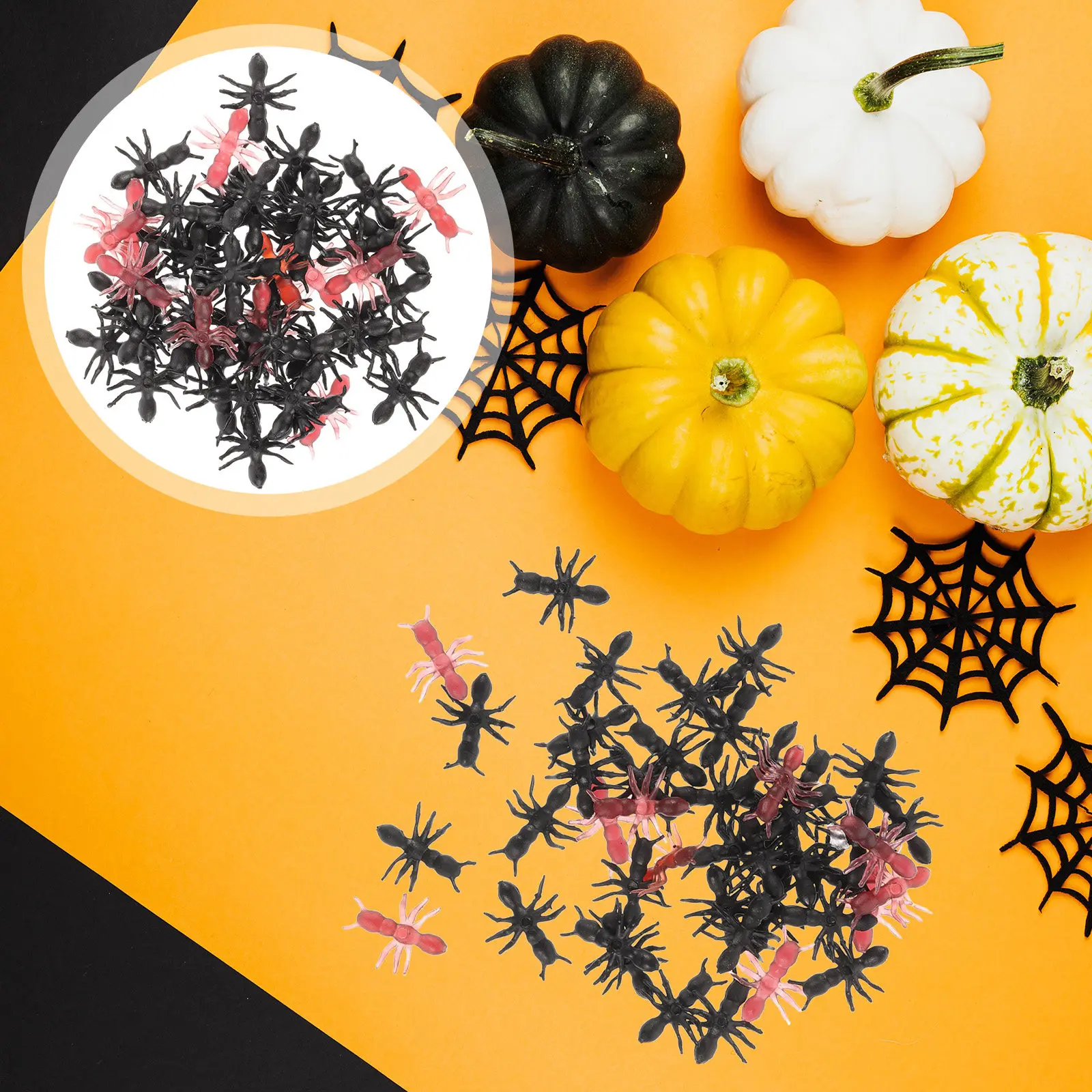 

50 Pcs Kids Toys Ant Prop Joke Prank Trick Photo Jokes Model Decorative Ornament Halloween Props Party Bag Fillers