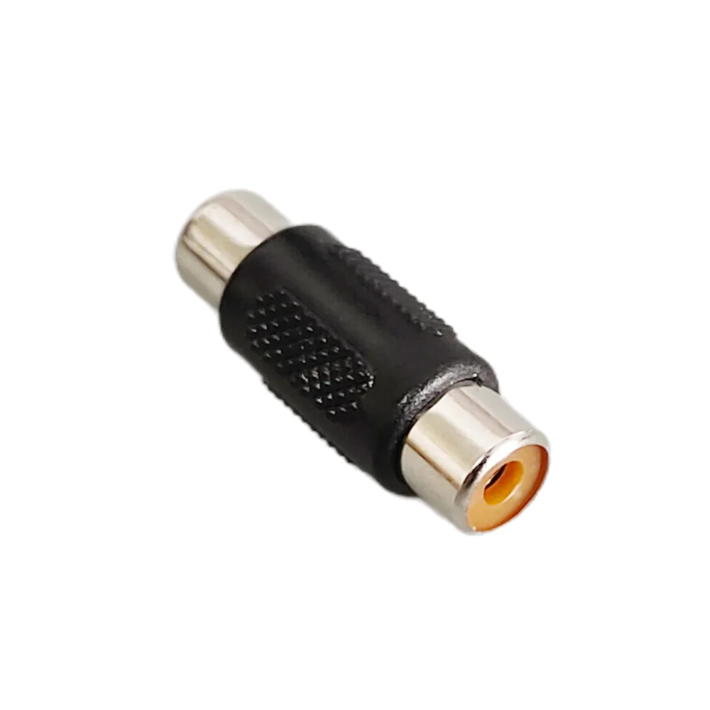 5PCS RCA Straight-through Audio and Video Female To Female Plug RCA Audio Lotus Butt Jack Socket Adapter Connector