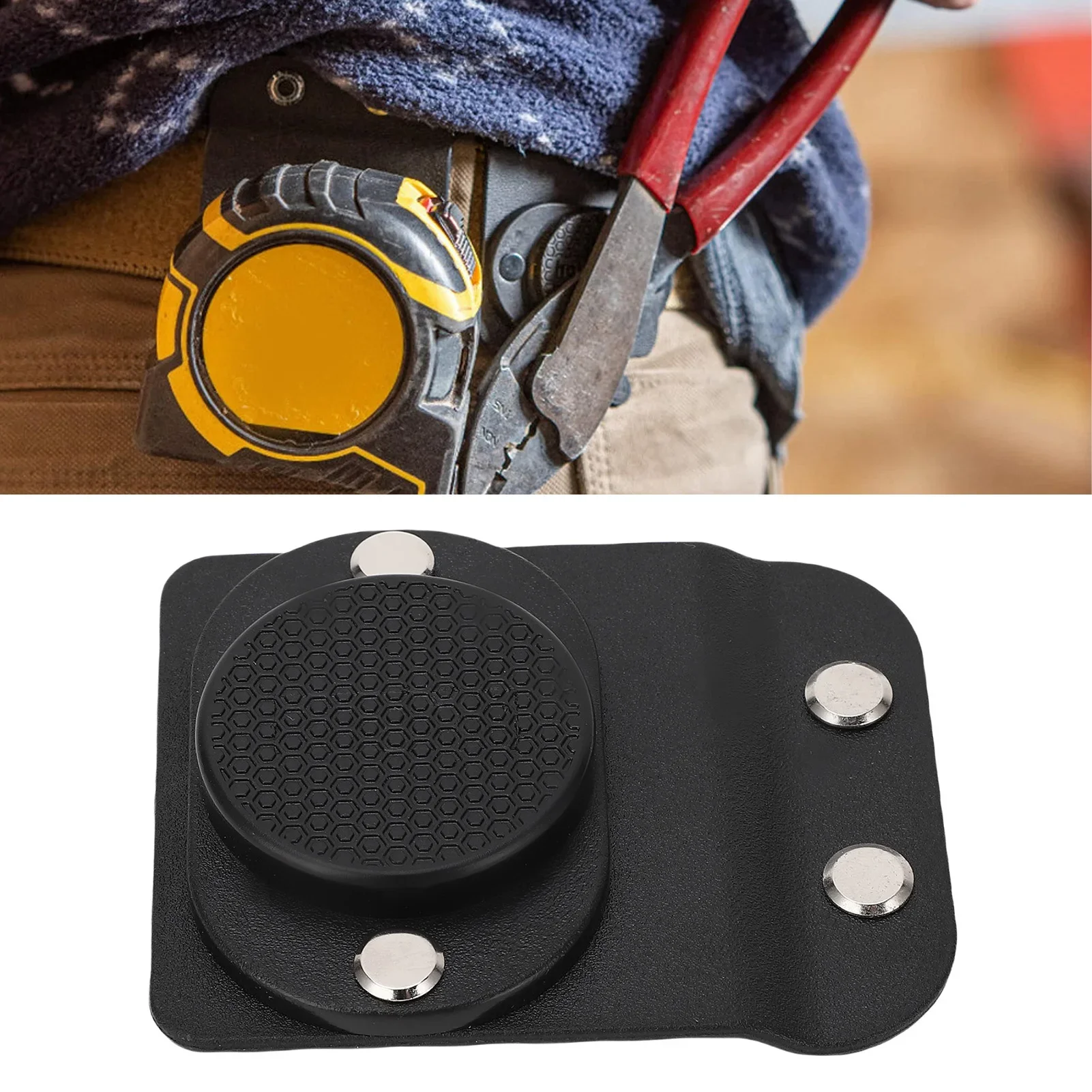 

Strong Clip-On Belt Magnet Holster for Screws Nails Hammer Wrench Magnetic Tool Holder Hook Tool Holsters Tape Measure Holder