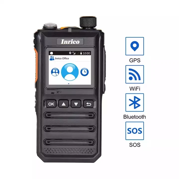 Inrico Global walkie talkie Long Range Radio 4000mAh PoC 4g PTT T640A limitation Talk Two Way Radio GSM/WCDMA/LTE-FDD/LTE-TDD