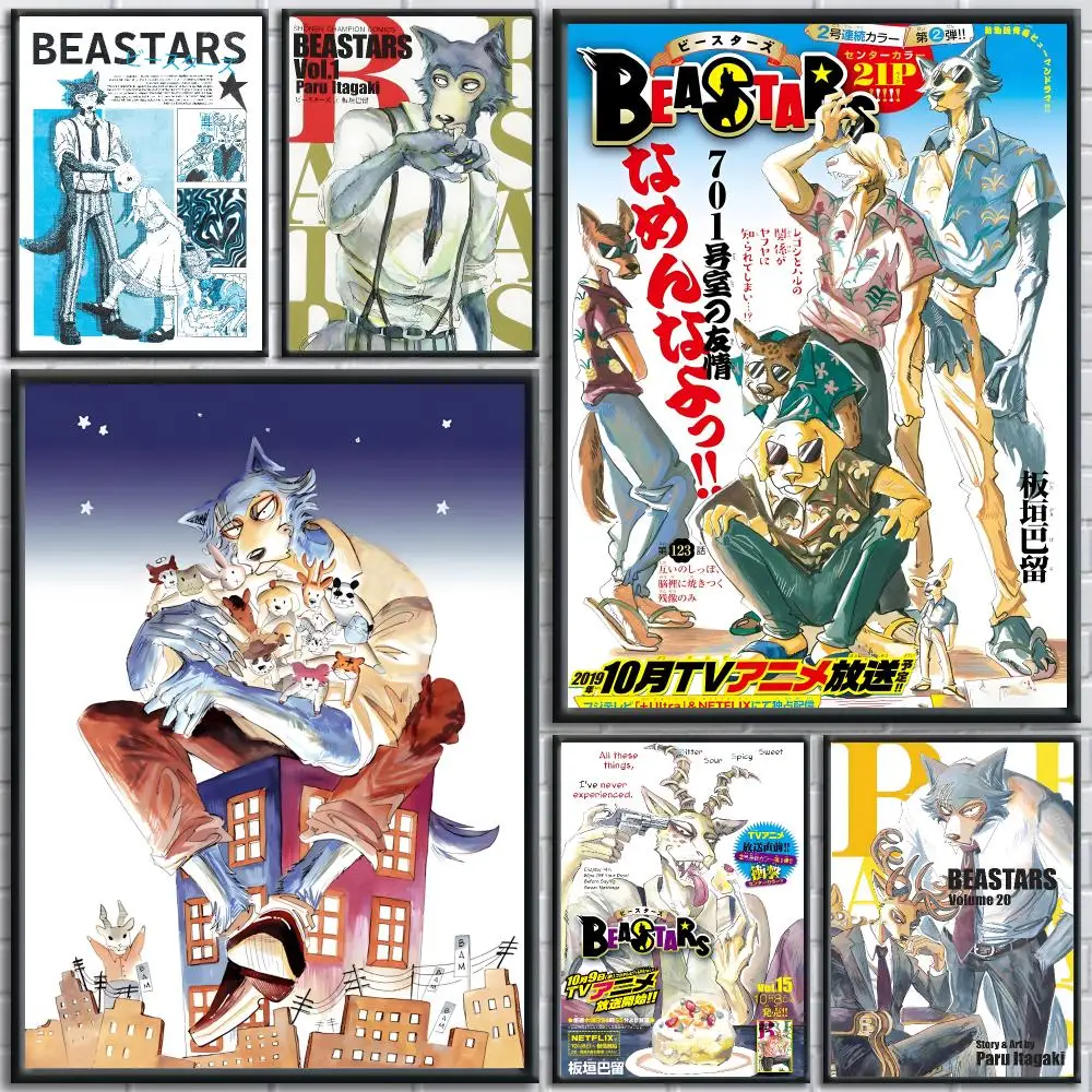 Beastars Anime Comic Style Poster Painting Prints Wall Art Picture Film Room Home Bar Cafe Decor Home  Mural
