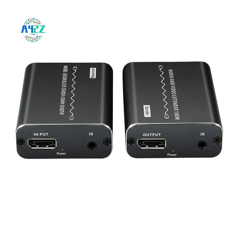 A42Z-4K DP Extender 120KM Audio Video Transmission IR Infrared Extension DP1.4 For Computer Screen Image Transmission