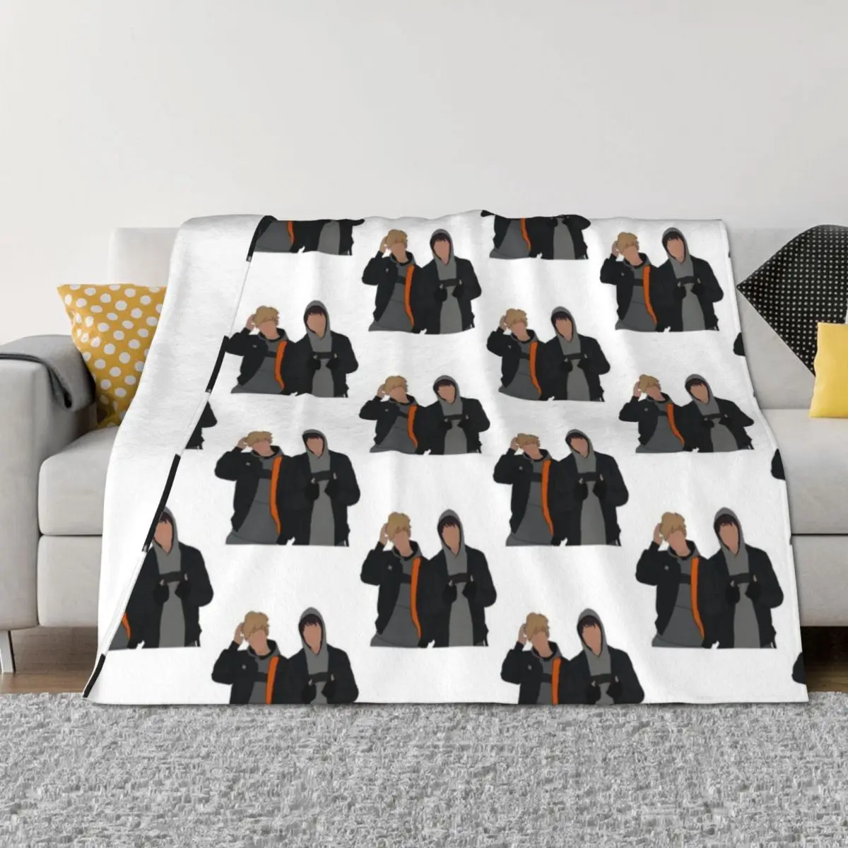 

sam and colby Throw Blanket Vintage Soft Plush Plaid heavy to sleep Nap Blankets