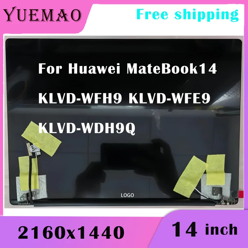 

For Huawei MateBook 14 KLVD-WFH9 KLVD-WFE9 KLVD-WDH9Q Notebook Touch LCD Screen Upper Half Set Genuine New Replacement