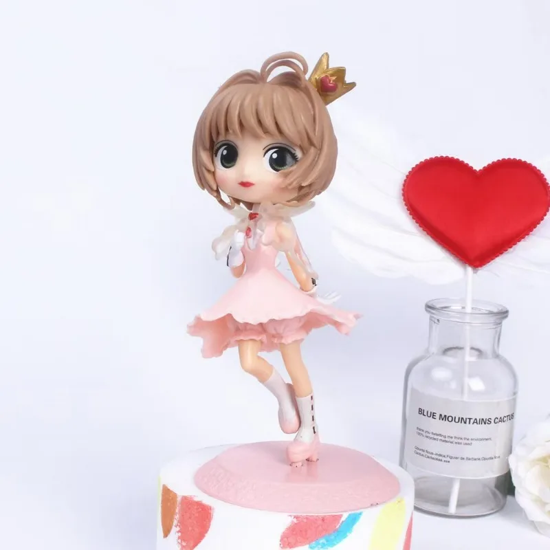 Card Captor Sakura Anime Figure KINOMOTO SAKURA Action Figures toys model statue Collection Desktop decoration Pendant kid Gifts