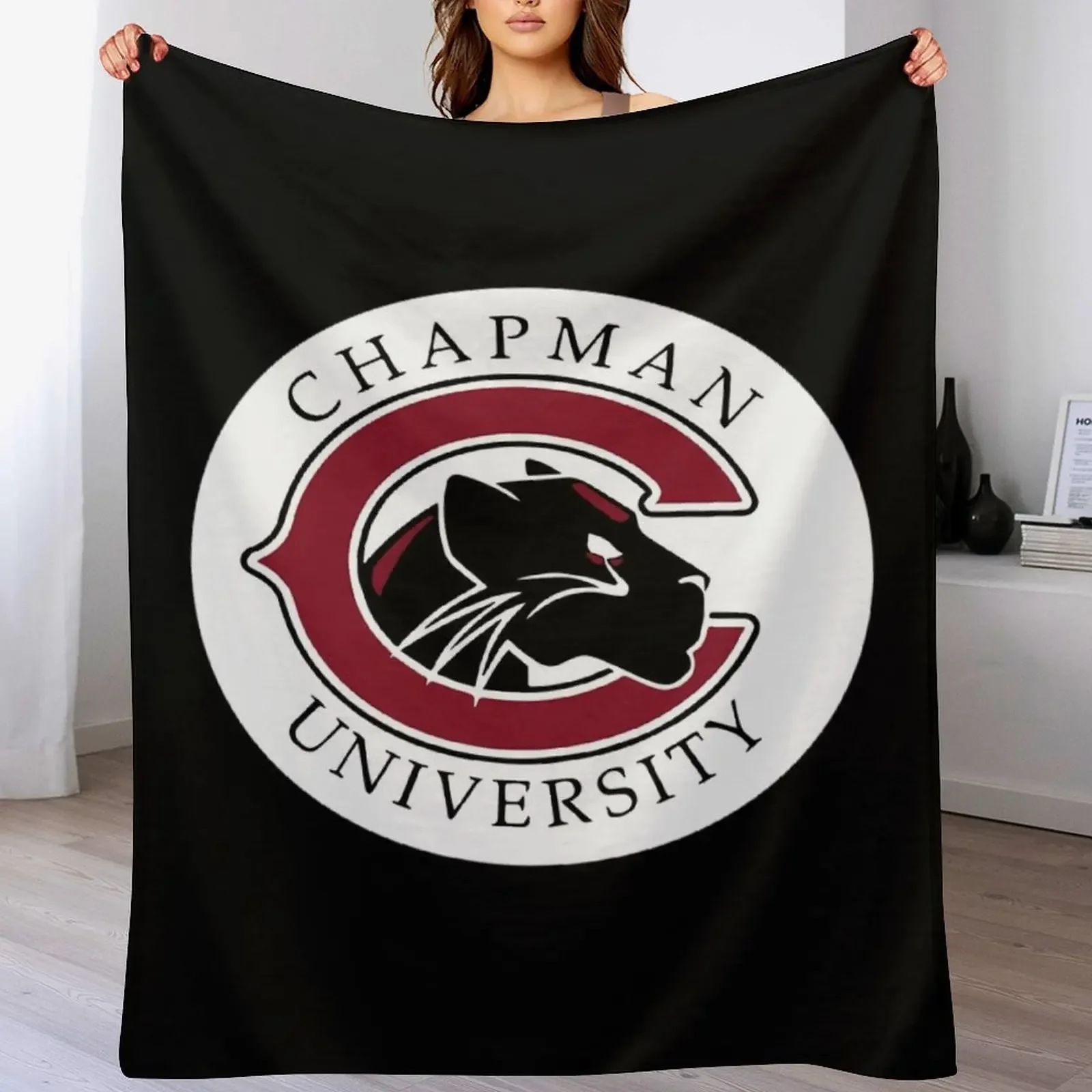 

Chapman University Throw Blanket Soft Bedroom Blanket for Night Sleeping