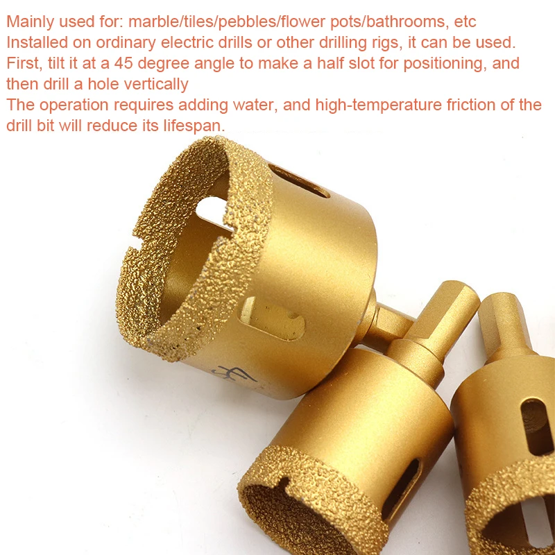 6-50 مللي متر عالية الجودة الماس الحبوب المغلفة مثقاب الخشب بلاط الرخام كوب سيراميك ثقب المنشار لقمة ثقب لحفر سيراميك