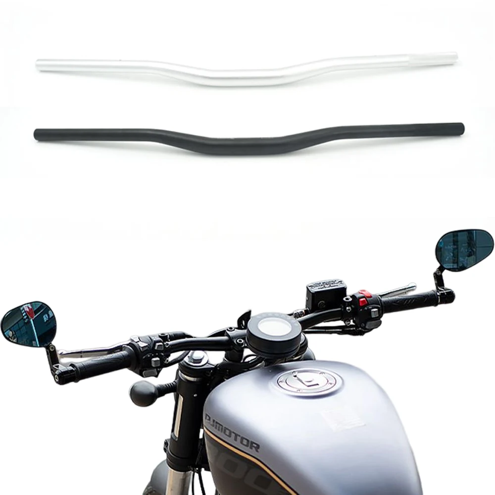 28mm Motorcycle Handlebar Aluminum Alloy Handle Bar for Honda Suzuki Yamaha Kawasaki Benelli Royal Enfield Cafe Racer Tracker