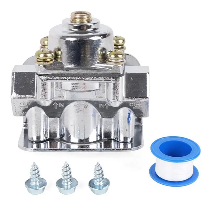 

FRG020 3/8 Inch Zinc Alloy Fuel Pressure Regulator 12-804 Fuel Valve For Carburetor-AU62