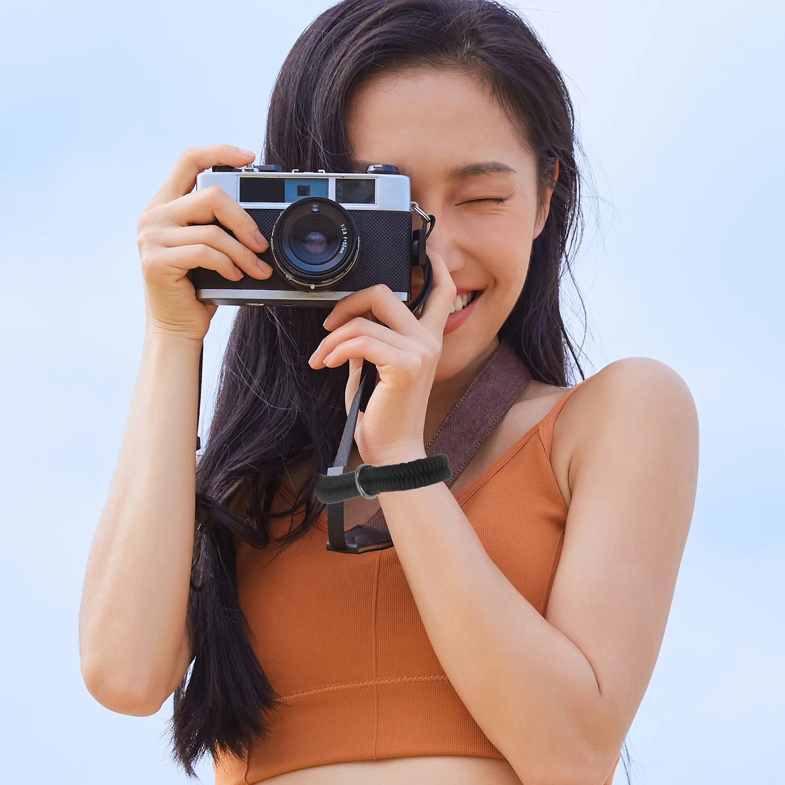 

1Pcs Stylish Camera Wrist Strap Comfortable Hand Strap For Outdoor Use Adjustable Length For All Photographers