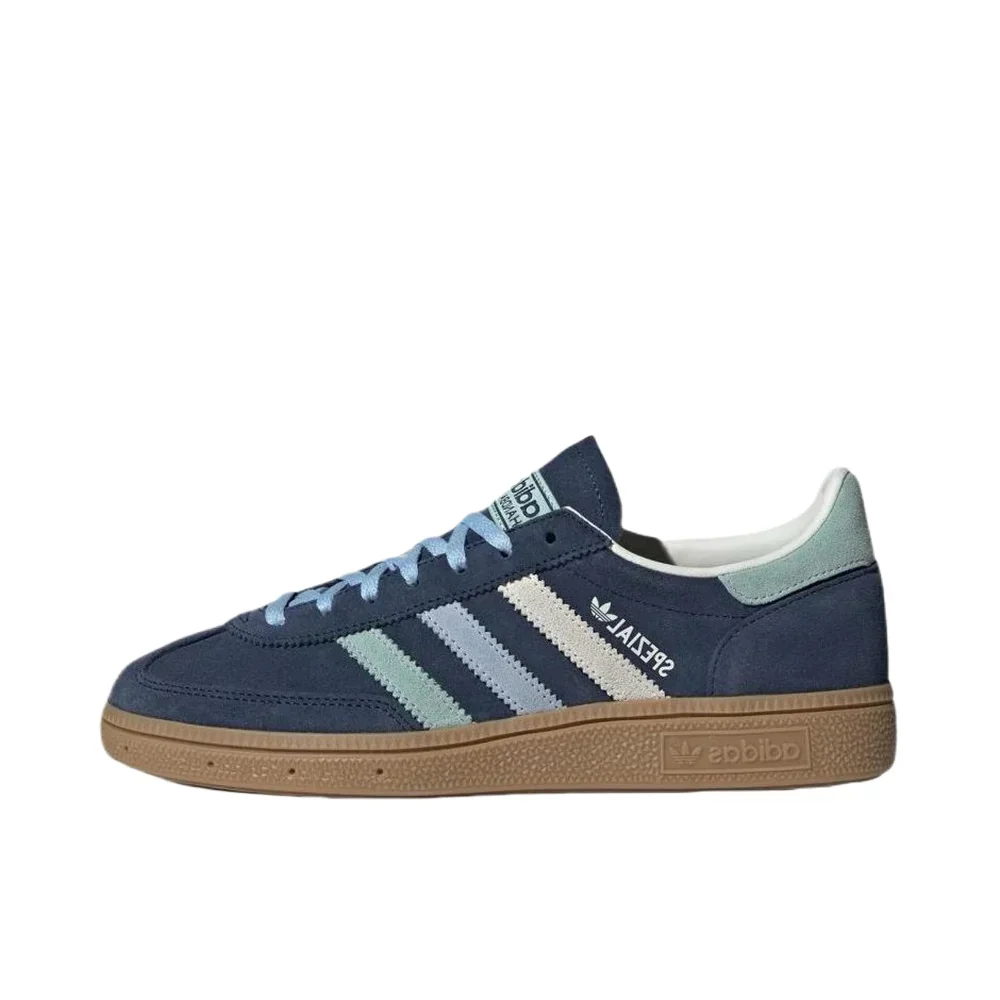 

Adidas Handball Spezial для женщин и мужчин, темно-синие легкие нескользящие немецкие тренировочные туфли в стиле ретро с низким берцем IG1967