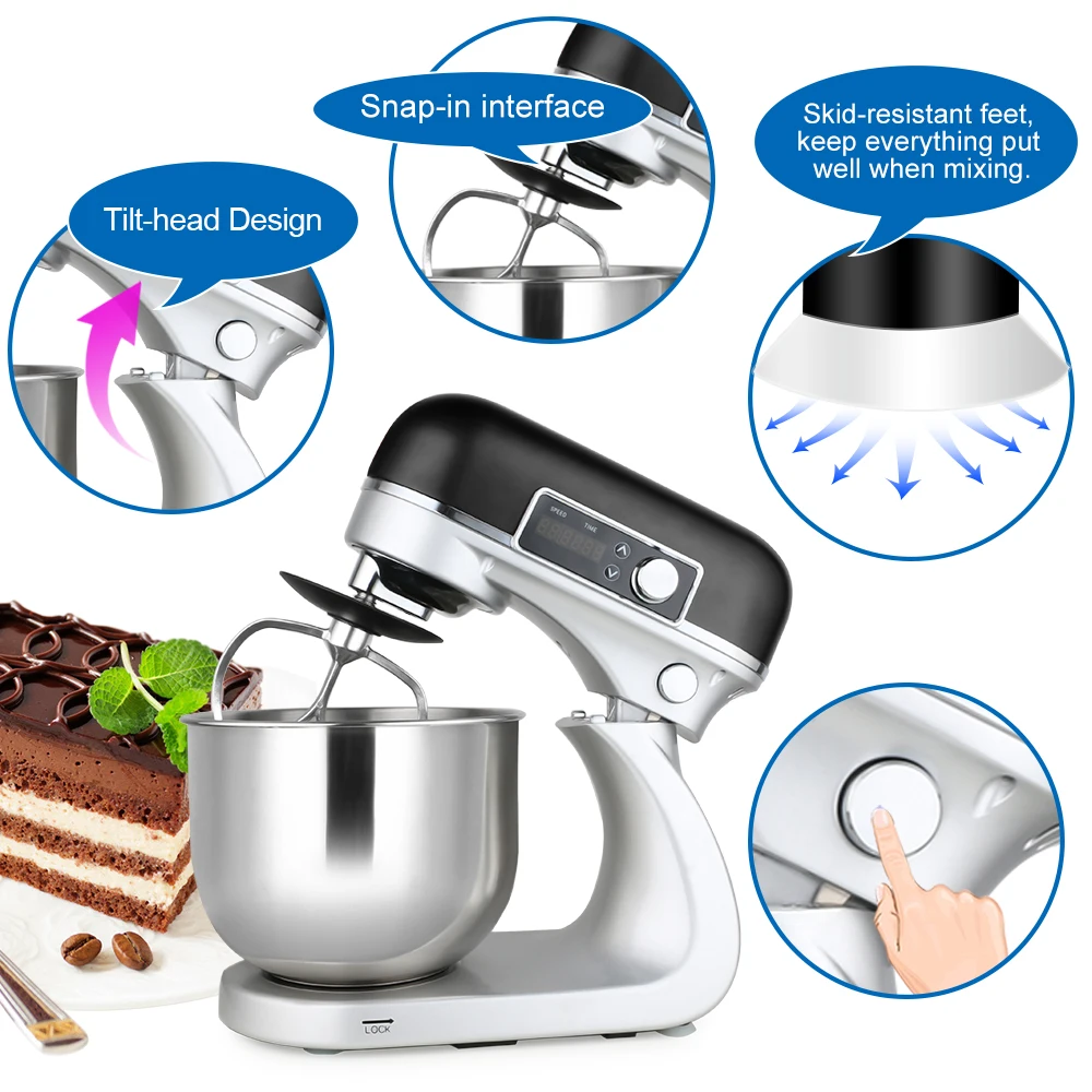 Home  Appliances Cuisine Robot 800w Bakery Dough Stand Food Mixer