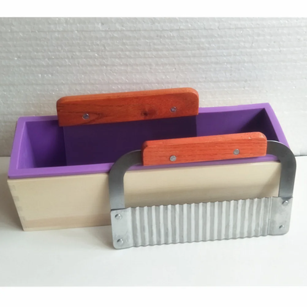 

1Set Silicone Soap Molds Kit Flexible Rectangular Loaf Mold DIY Handmade Soap Making Mold Non-Stick Crafting Tool