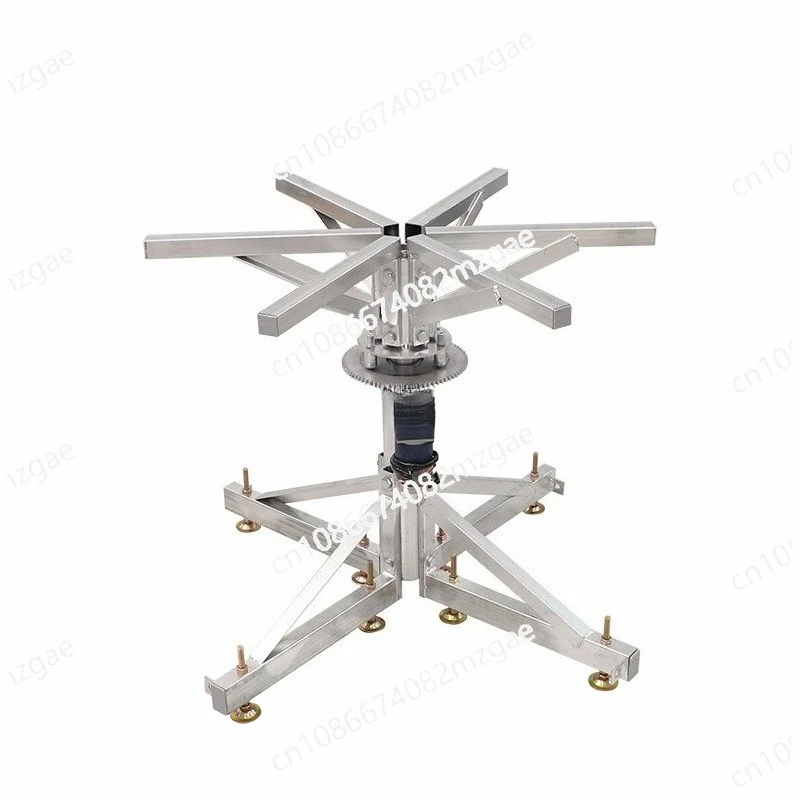 Heavy-Duty Steel Frame Electric Turntable with Remote Control, Silent Speed Regulation for Floor Standing Round Table Display