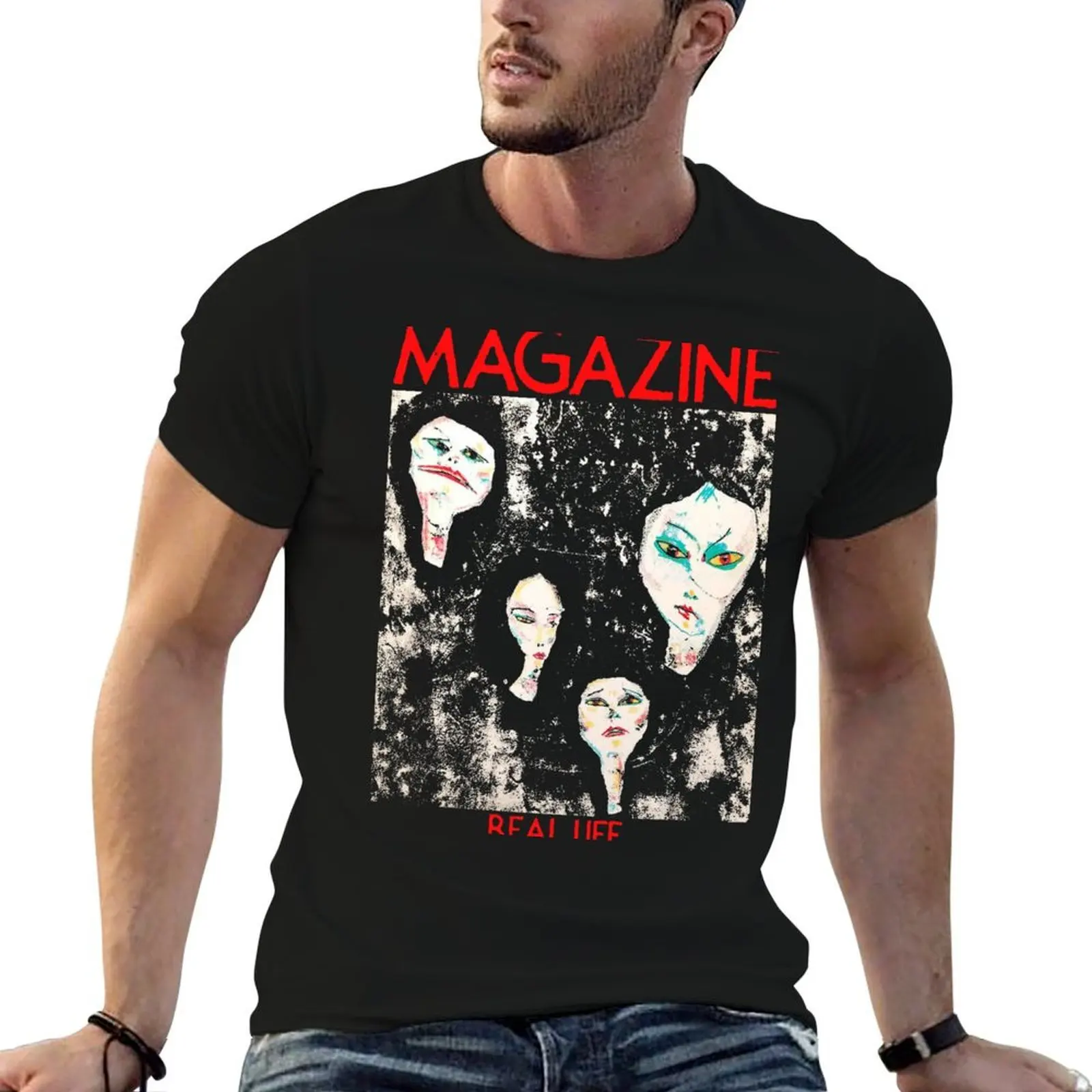 Magazine - Real Life T-Shirt graphic t shirts anime clothes fruit of the loom mens t shirts