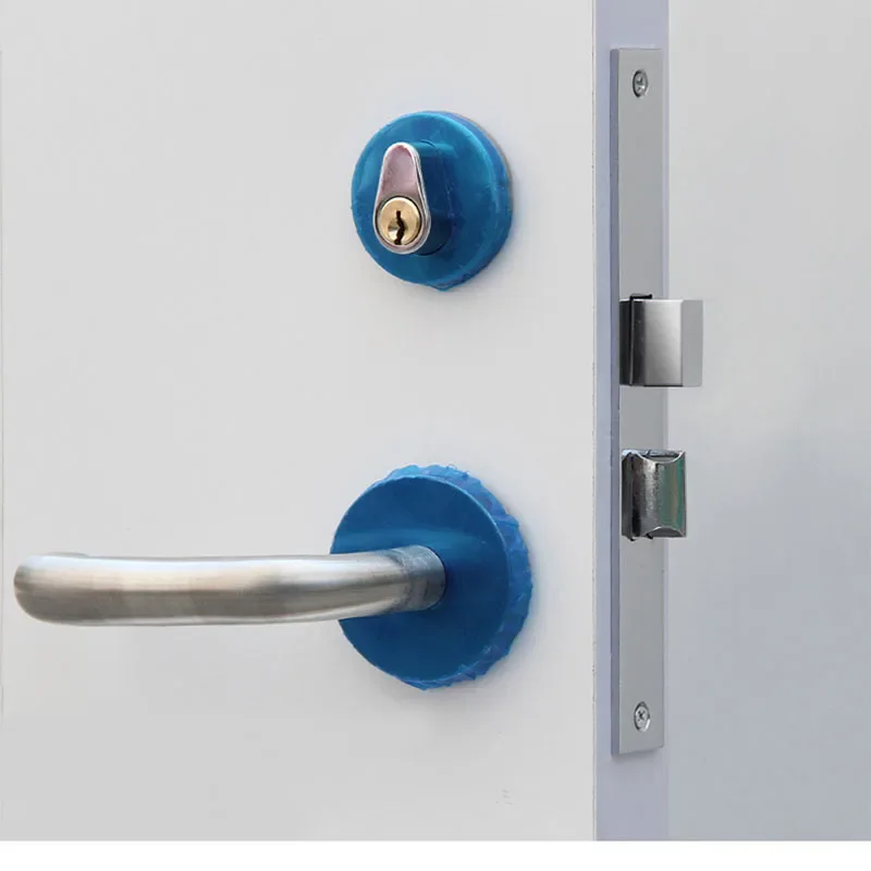 Stainless Steel Fireproof Door Lock With Key Hook Handle Internal Lever Privacy Indoor Universal Lock Body Lock Core Accessory