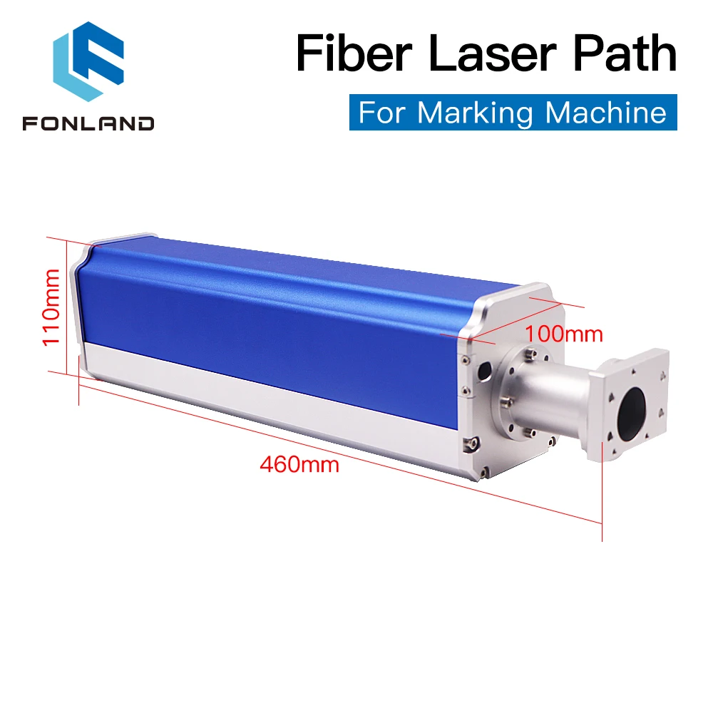 FONLAND Fiber Marking Laser Path Bule Color Marking Optical System Part for DIY Fiber Laser Marking Beam Lens Instal
