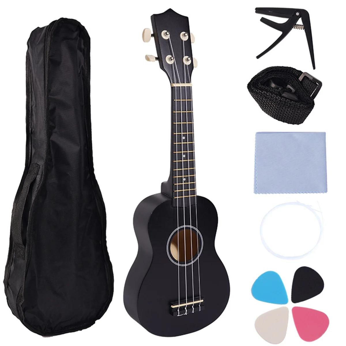 G 21-Inch Mini Ukulele, Entry-Level for Beginners, Four-String Small Guitar, Children'S Musical Instrument