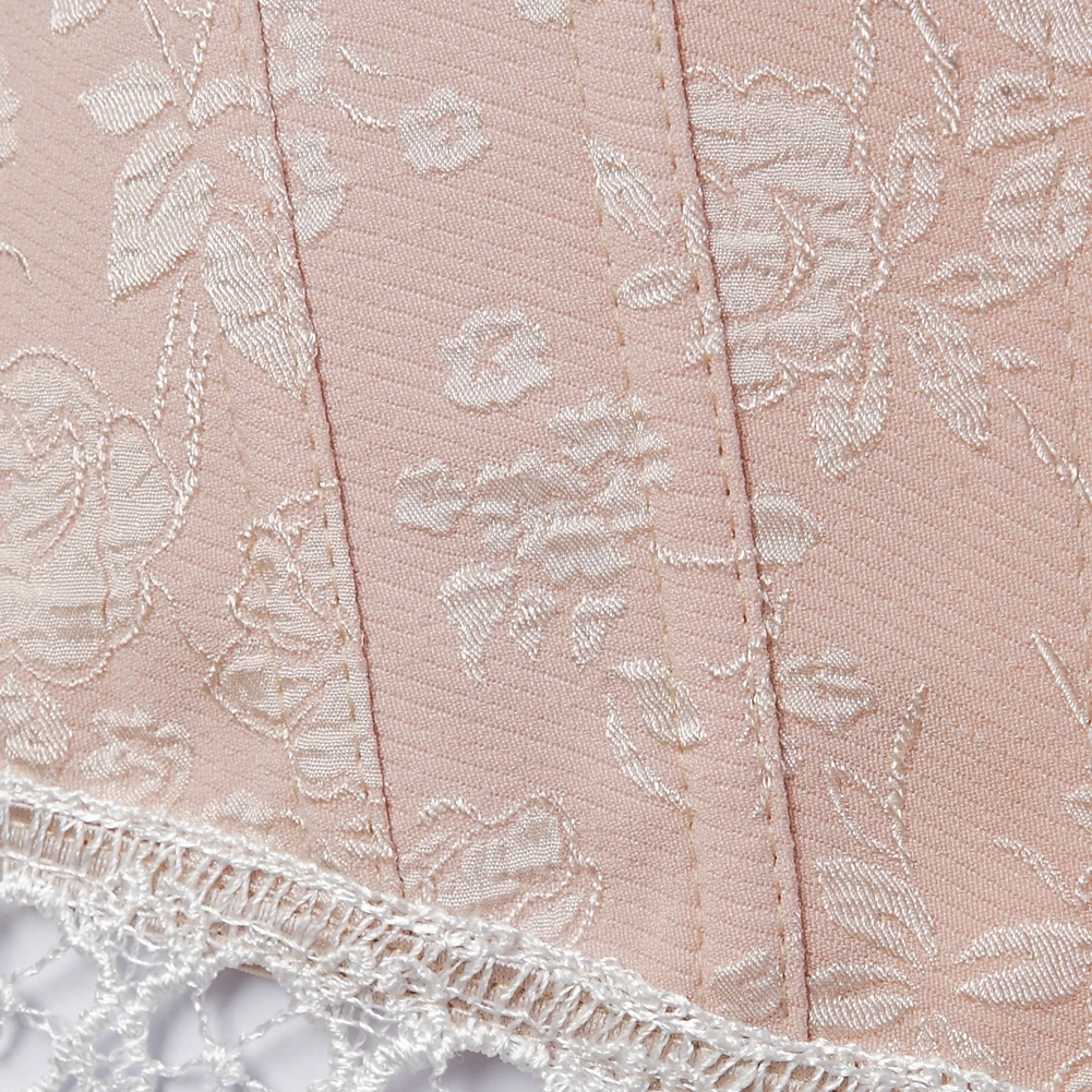 Women Corset Jacquard Overbust Lace Up Boned Corsets Carnival Brocade Vintage Bustier Bridal Corselet Wedding PartyCostumes